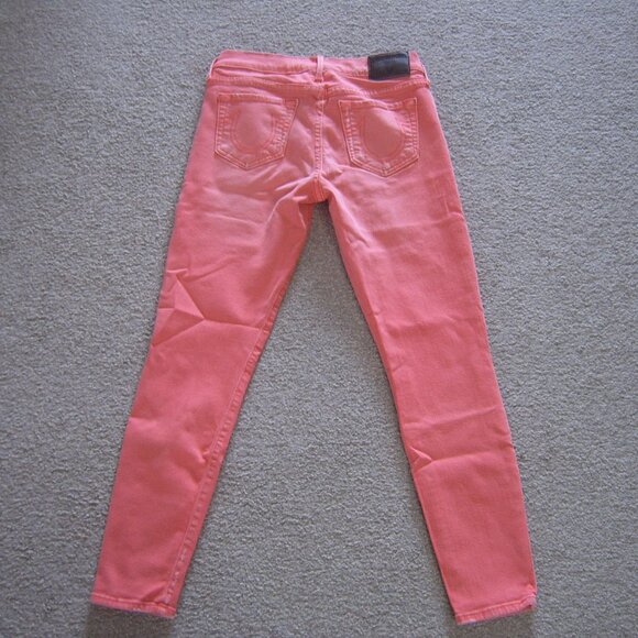 Like New Excellent Condition True Religion Women Jeans sz 27 Made in USA - Picture 4 of 4
